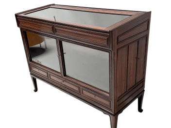 Art Deco Amsterdamse School Vitrine or display cabinet by Napoleon Le Grand